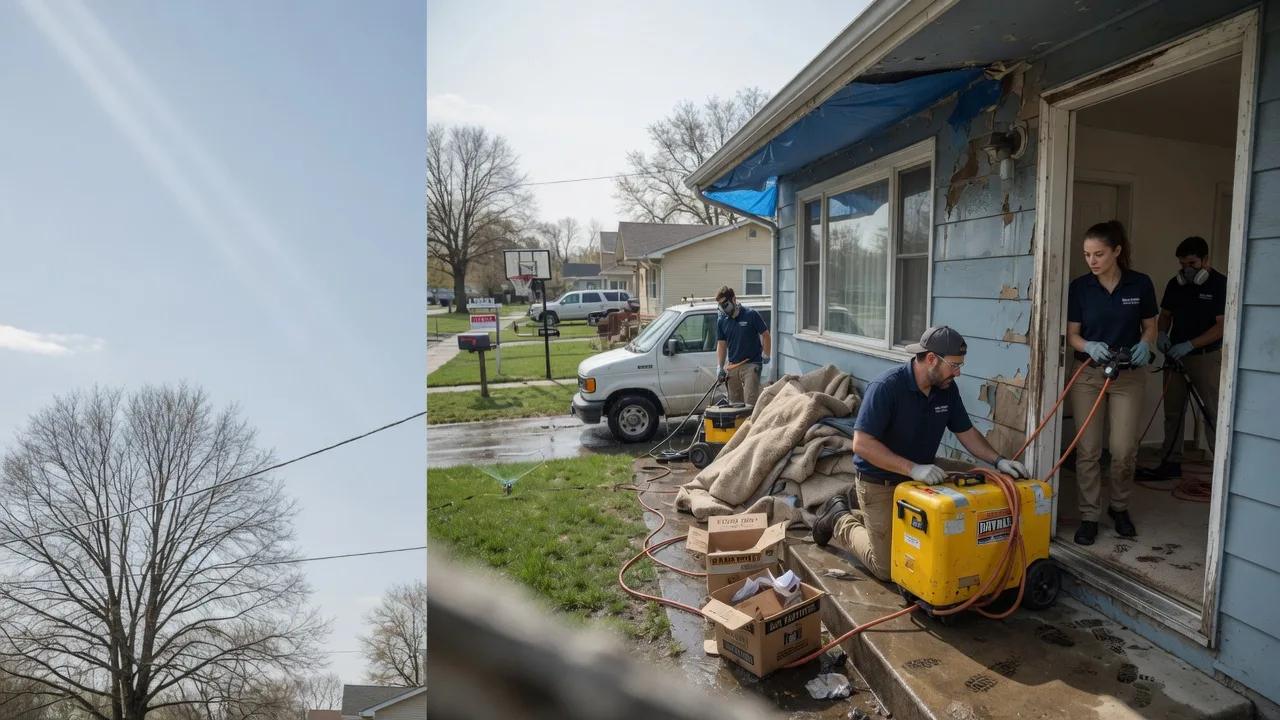 Basement Flood Cleanup in Sherman, IL near me